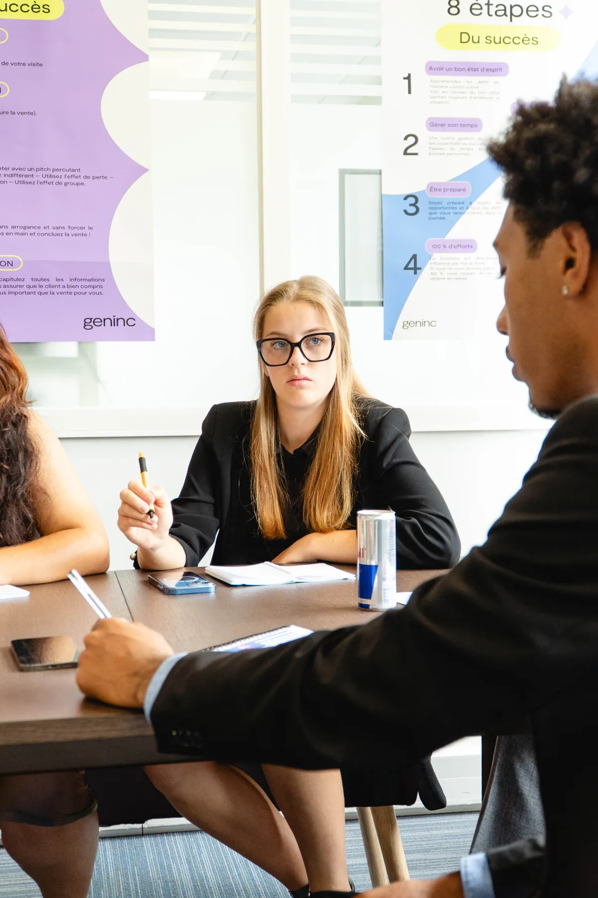 Discussion entre collaborateurs